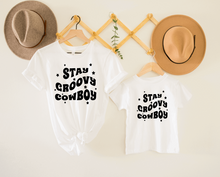Load image into Gallery viewer, Stay Groovy Cowboy Tee